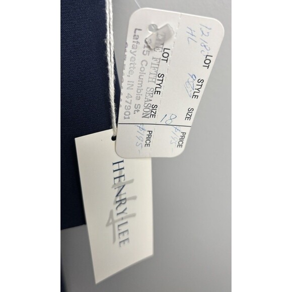 Vintage Women’s Henry Lee 18 Dress Suit USA NWT Blue Business Church Wedding - Picture 4 of 9